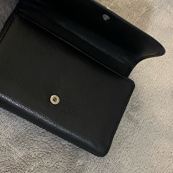 Vintage black leather coach wallet - Picture 5 of 16